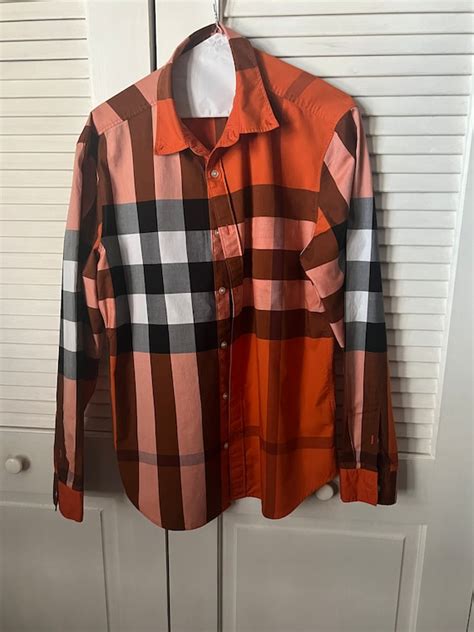 burberry men shirt vintage neck|second hand Burberry coats.